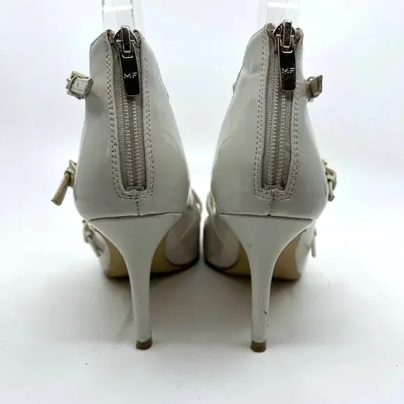 Marc Fisher Danger Strappy Pumps Patent Leather 6 US - Picture 7 of 10